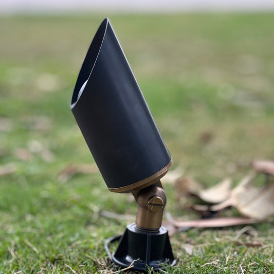 Stelvio Black Brass Spotlight Low Voltage Landscape Lighting 12V - Tampa soil911.com