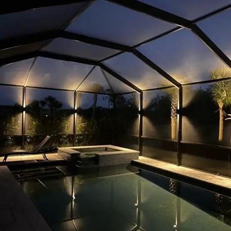 Stelvio Sconce Black Finish Up and Down Light outdoor wall light Kings Outdoor Lighting on Tampa Home & Garden Store