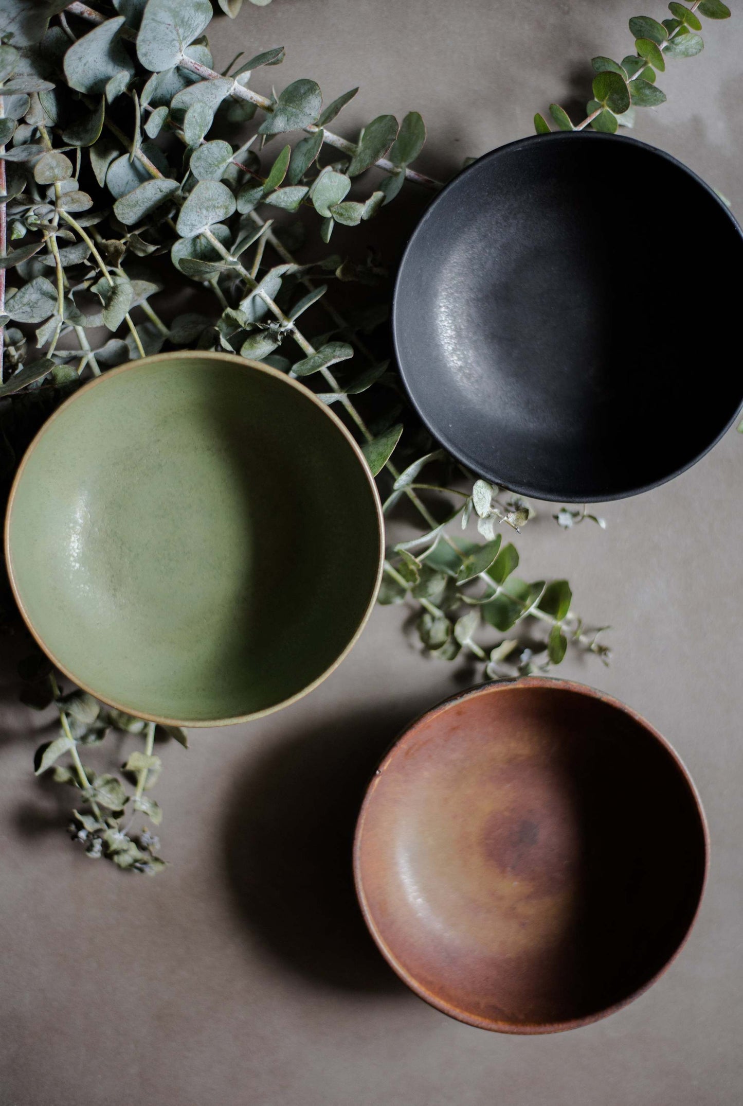 Rust Stoneware Mini Bowl with a Reactive Glaze