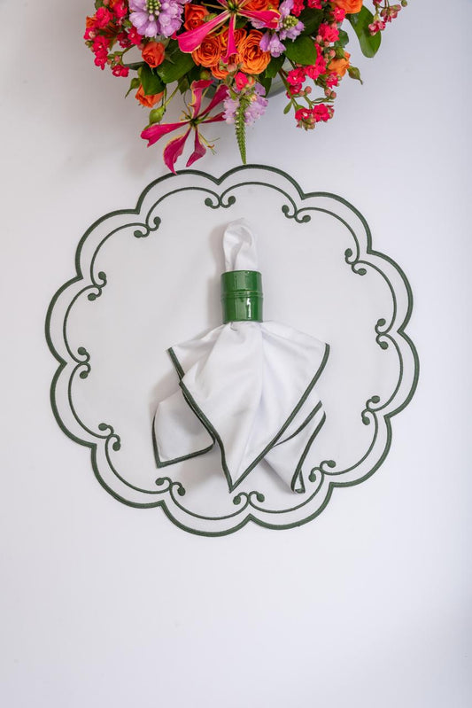 Straight Trim Cotton Napkin - Tampa Home & Garden Store