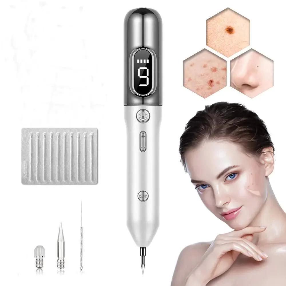 Plasma Skin Care Pen Moktan Sabai silver beauty device with 9 intensity levels and multiple tips on Tampa Home & Garden Store