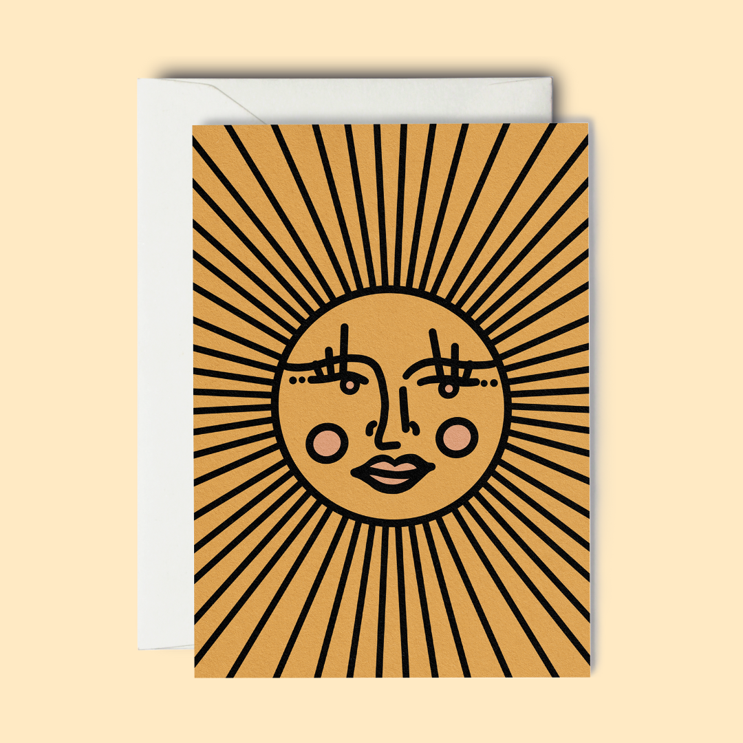 Sunshine Face - Greeting Card - Tampa Home & Garden Store