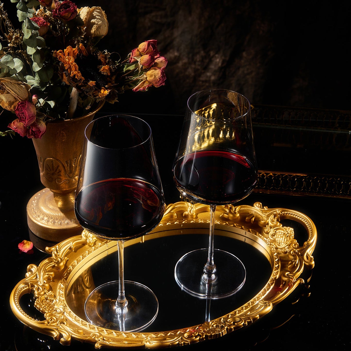 Set Of Two Classica Stemmed Wine Glasses Pair
