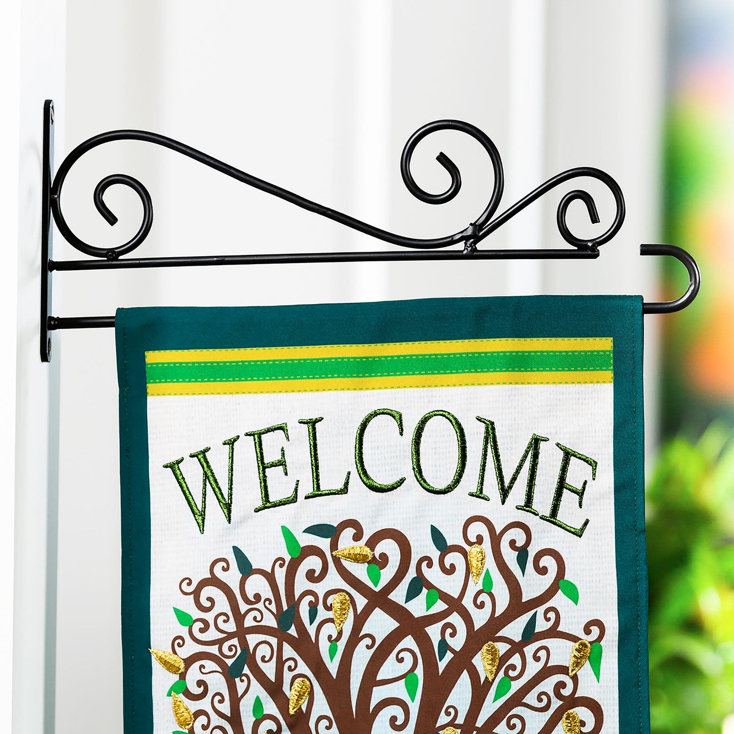 Swirl Wall-Mount Garden Flag Hanger - Tampa Home & Garden Store