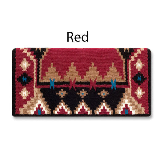 Mayatex 1465-5 Enchanted Pines Grey Wool Saddle Blanket GREY