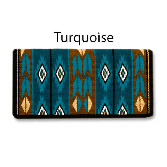 Mayatex 1466-2 Flying Eagle Chocolate Wool Saddle Blanket CHOCOLATE