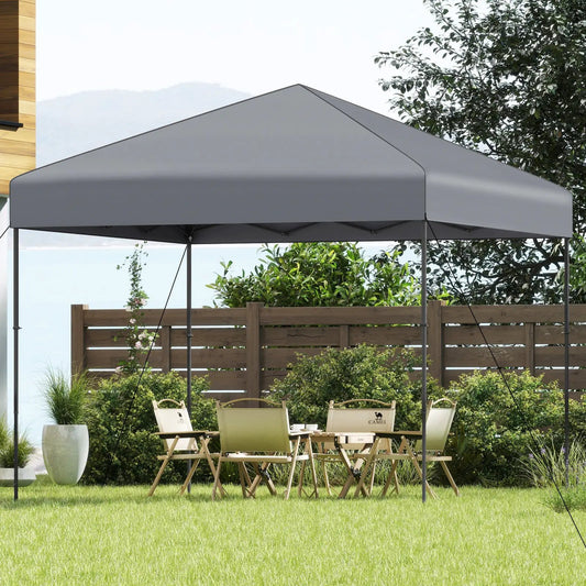 10 X 10 Feet Pop up Canopy Tent with Portable Carrying Bag and 8 Stakes - Tampa Home & Garden Store