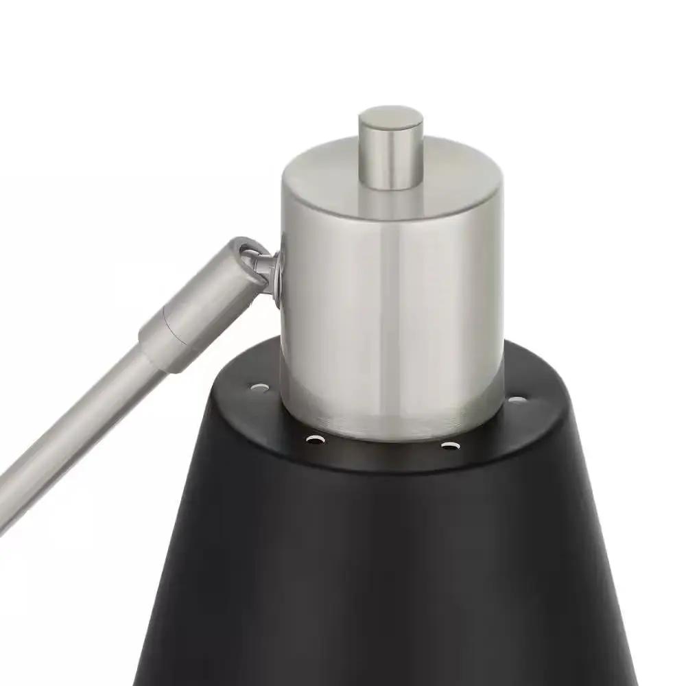 Simple Modern Metal Desk Light Table Lamp with Black Shade and Adjustable Tilt - Tampa Home & Garden Store