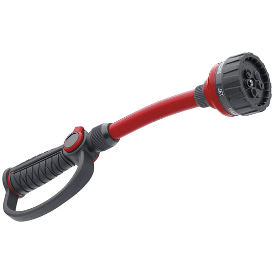 Pro Flo 7-Pattern Watering Wand for Thumb Control red wand with adjustable nozzle Orbit Irrigation on Tampa Home & Garden Store