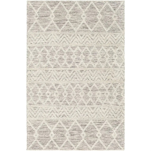 Hand Woven Wool Blend Persian Style Area Rug 3 ft x 5 ft grey beige ivory by HomePacific on Tampa Home & Garden Store