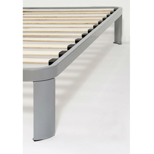 Twin size Luna Metal Platform Bed Frame with Wood Slats - Tampa Home & Garden Store