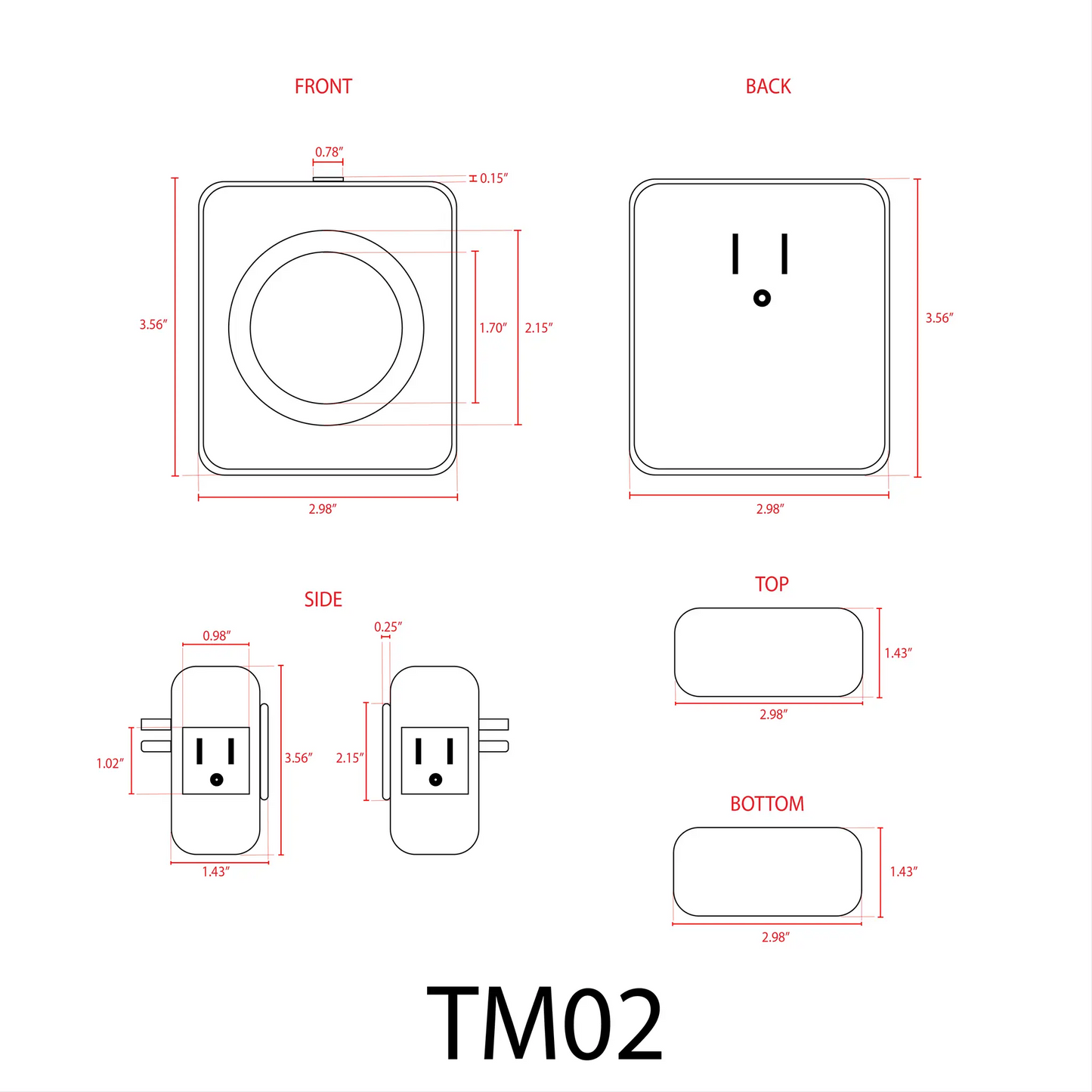 TM02 plug-in timer for garden lights heavy-duty indoor Kings Outdoor Lighting on Tampa Home & Garden Store