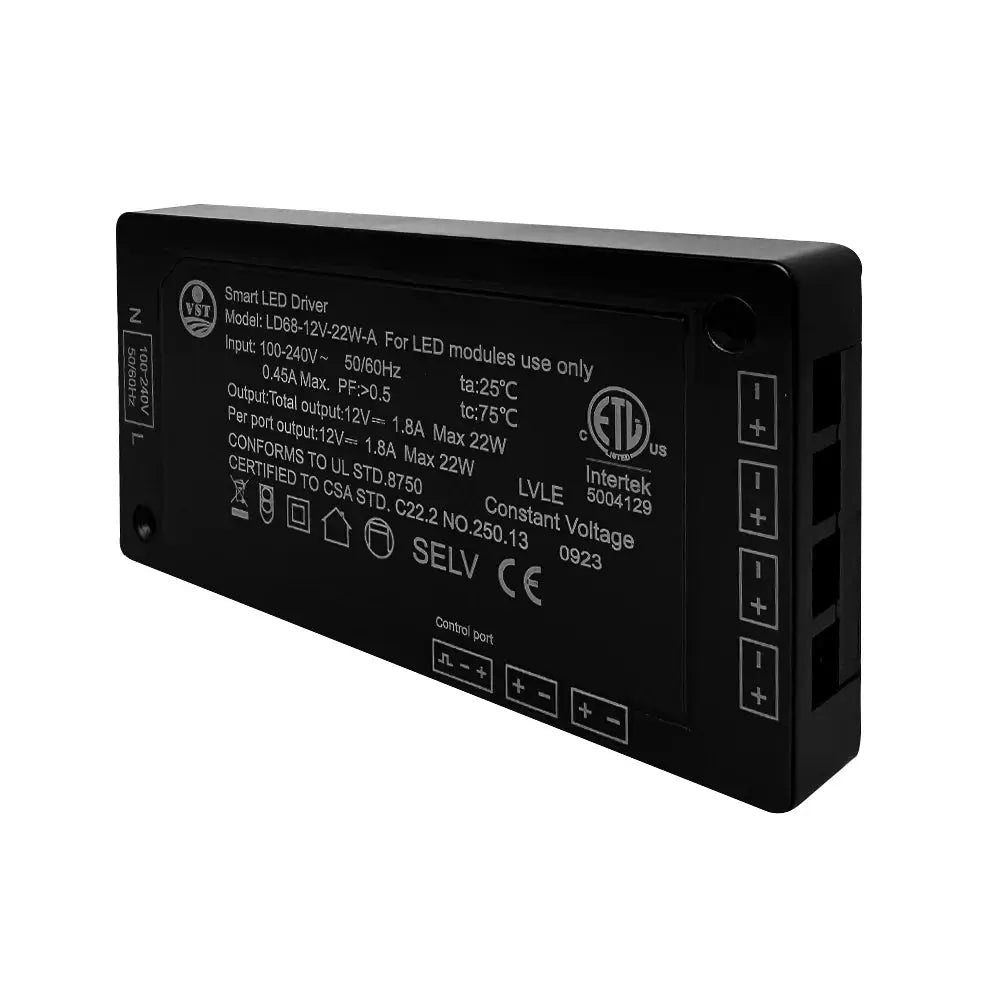TSDC48 heavy duty 12V DC 48W LED transformer with side terminal block by Kings Outdoor Lighting on Tampa Home & Garden Store