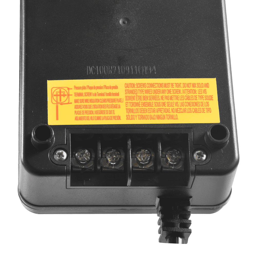 Transformer TSPDC100 DC 100W with photocell timer, black housing, Kings Outdoor Lighting on Tampa Home & Garden Store