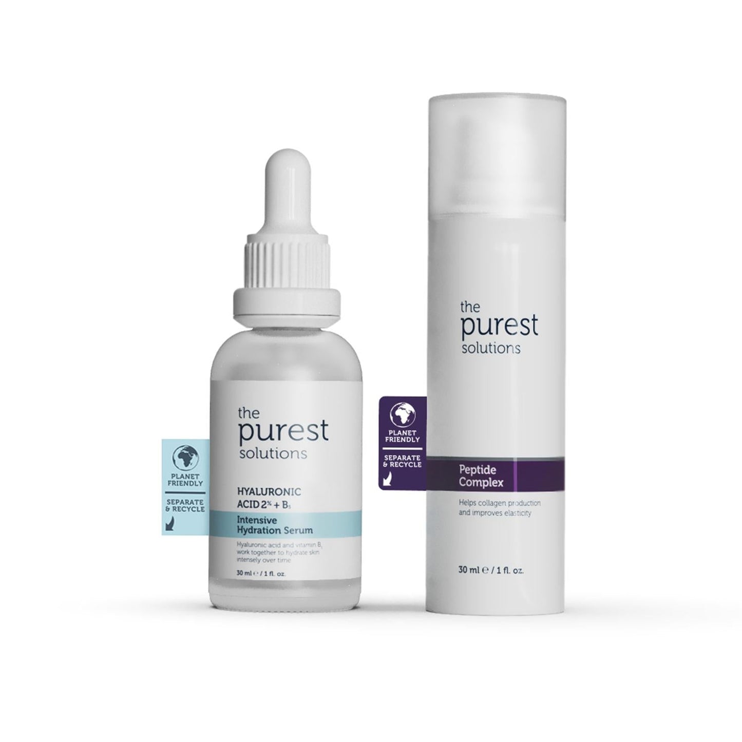 The Purest Solutions Hyaluronic Acid 2% + B5 Serum and Peptide Complex bottle by Beauty Care Bag on Tampa Home & Garden Store
