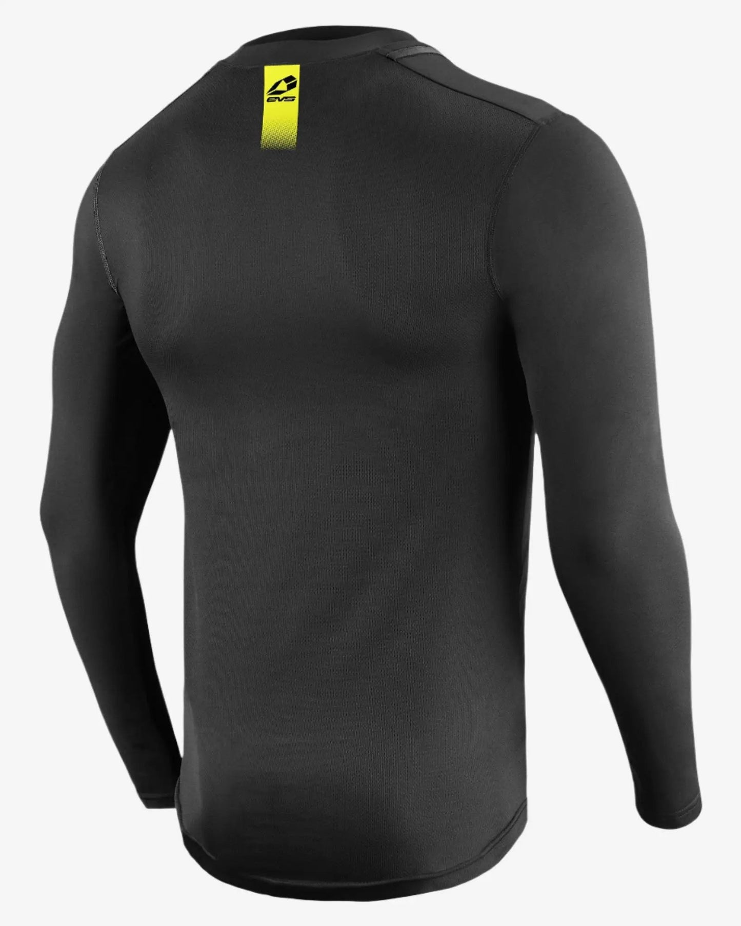 TUG Long Sleeve Winter Base Layer in black by EVS Sports with yellow tag on Tampa Home & Garden Store