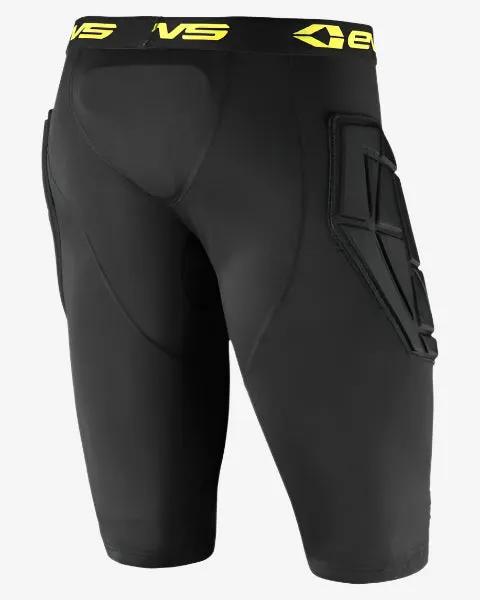 TUG Padded Shorts with anti-chafe layer in black EVS Sports waistband and side pad panels on Tampa Home & Garden Store