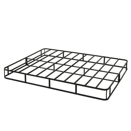 Twin 8-inch black metal box spring foundation frame for twin mattresses on Tampa Home & Garden Store