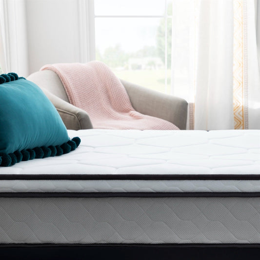 Twin size 8-inch Plush Memory Foam Innerspring Hybrid Mattress - Tampa Home & Garden Store