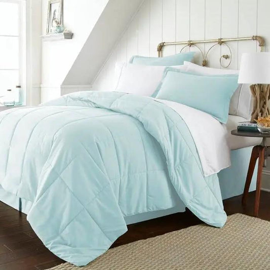 Twin XL Microfiber 6-Piece Bed-in-a-Bag in aqua blue by HomePacific on Tampa Home & Garden Store