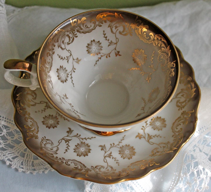 Tea Cup and Saucer by Paragon Made in England in Yellow, Gold, Pink. - Tampa Home & Garden Store