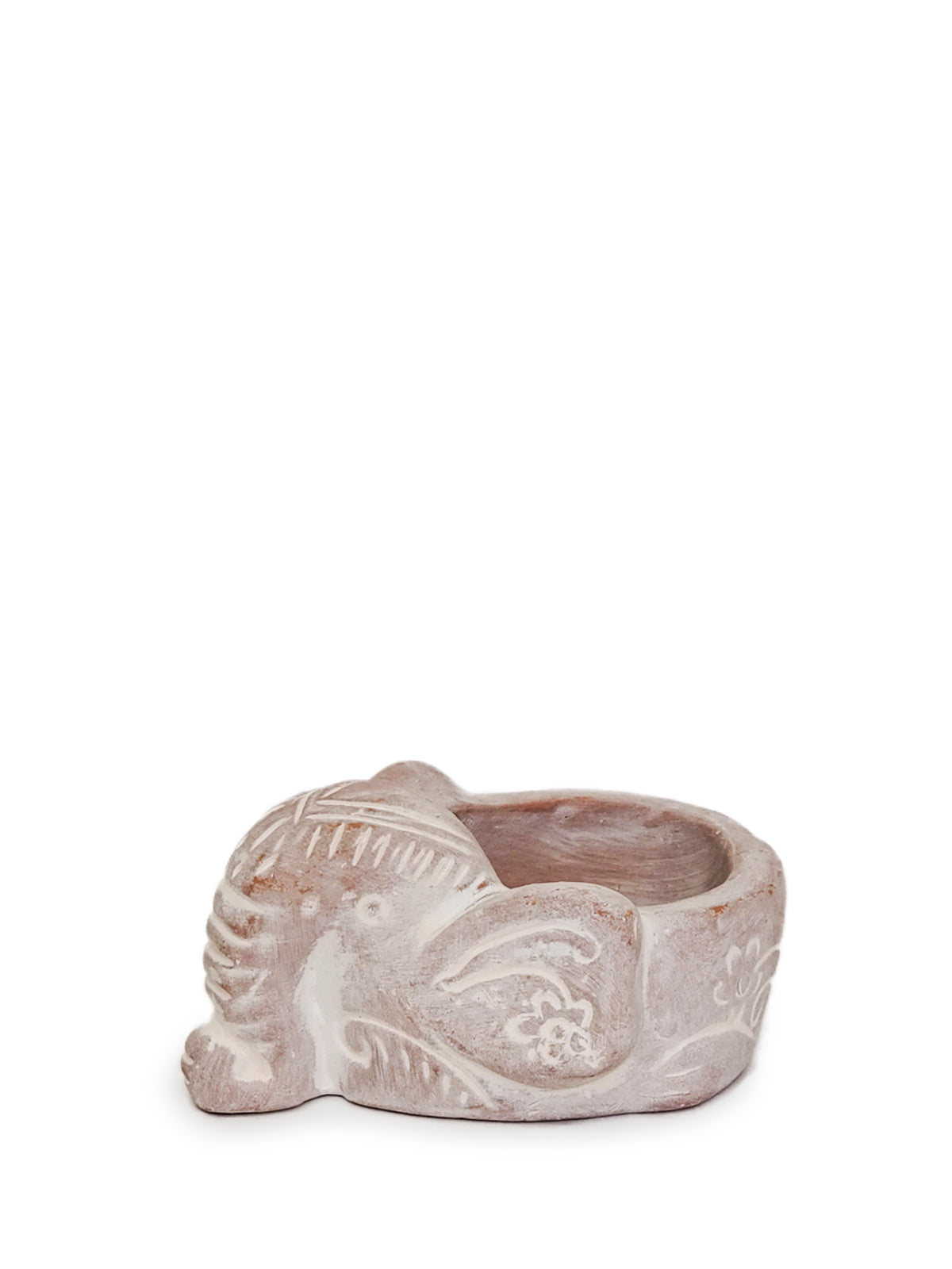Terracotta Tea Light Candle Holder - Elephant - Tampa Home & Garden Store