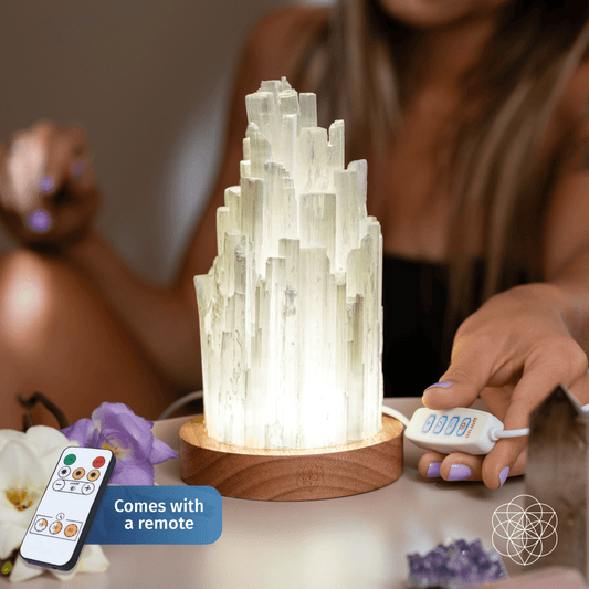 The Cleanse-All Selenite Lamp - 2 Pounds of Healing Power - Tampa Home & Garden Store