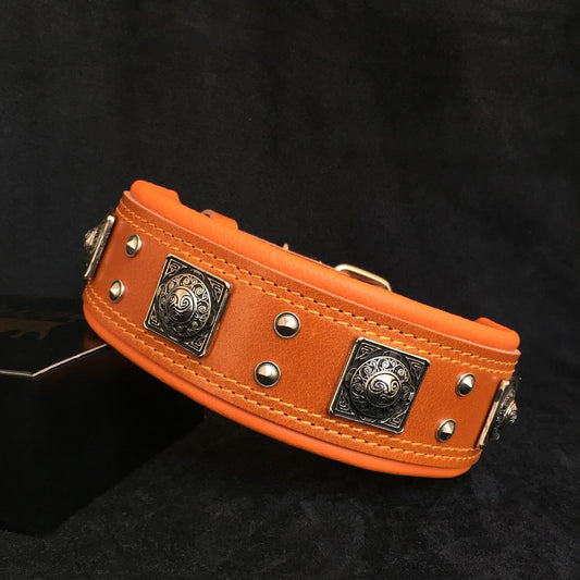 The "Eros" collar 2.5 inch wide Brown - Tampa Home & Garden Store