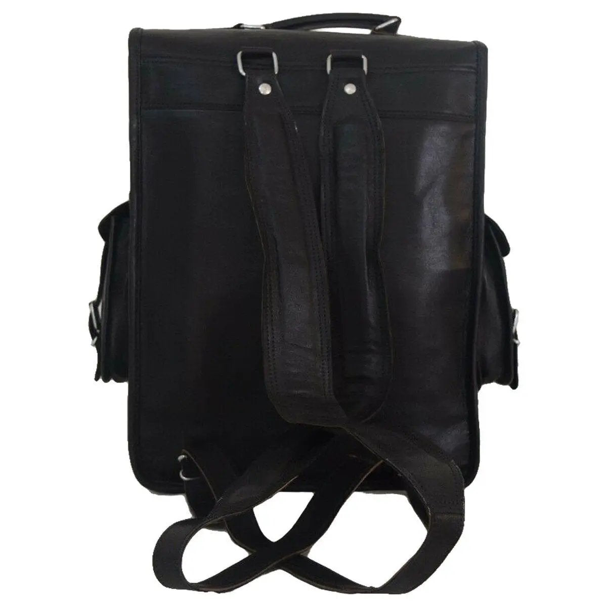 Ghostbuster laptop backpack black 16-inch vintage with dual shoulder straps Classy Leather Bags on Tampa Home & Garden Store