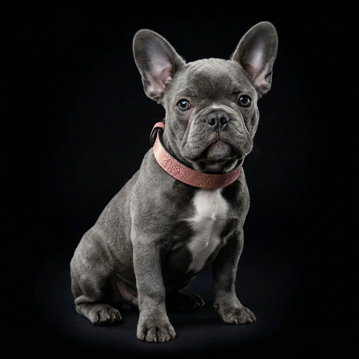 Nostalgia Rose puppy collar pink, lightweight and soft, Bestia Dog Gear on Tampa Home & Garden Store