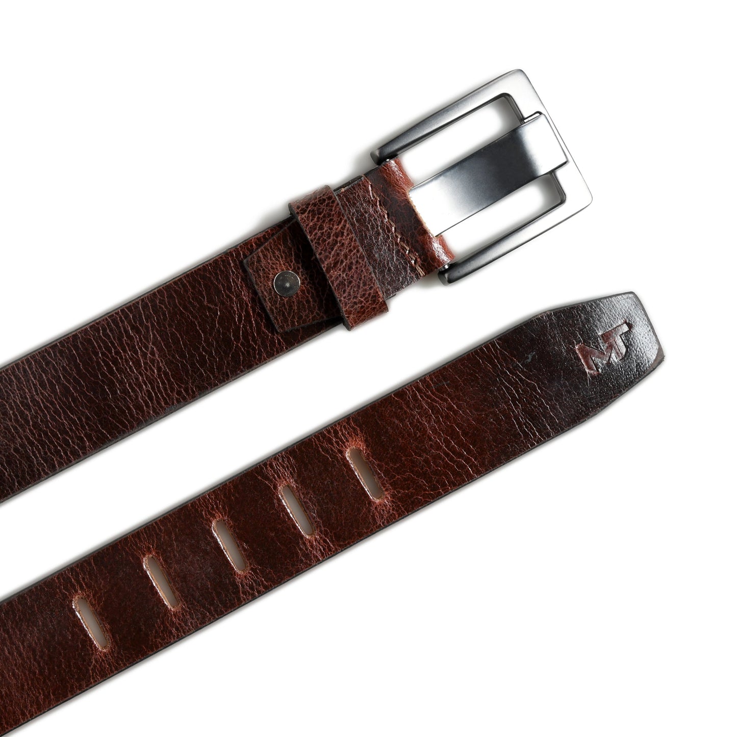 Timberline Dark Brown Leather Belt - Tampa Home & Garden Store