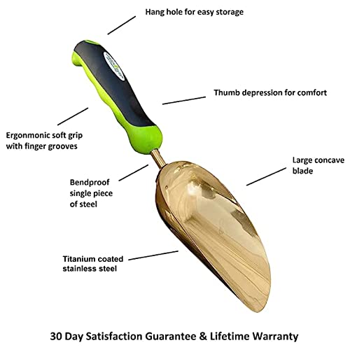 Titanium Garden Scoop Trowel - Tampa Home & Garden Store