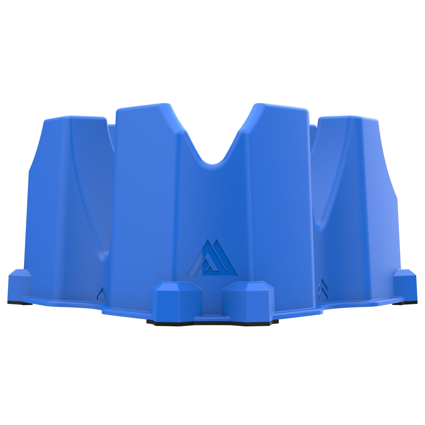 Indoor Trainer Block blue plastic base with KOM Cycling logo on Tampa Home & Garden Store