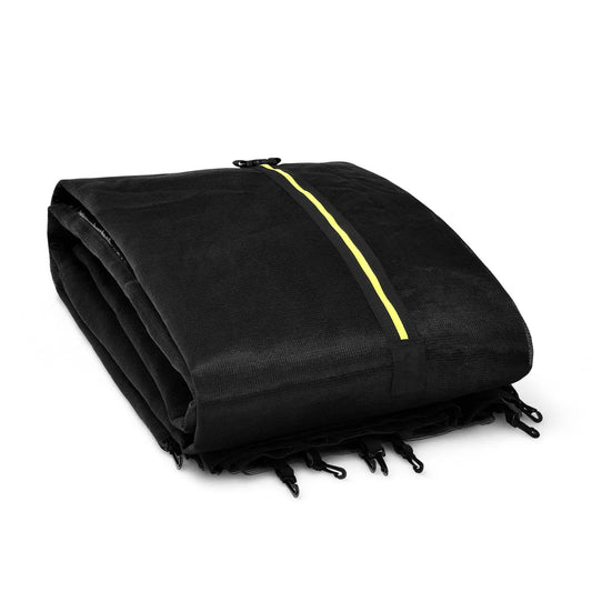 Trampoline enclosure net with yellow zipper, black DirectDeals fits 12ft/14ft trampolines on Tampa Home & Garden Store