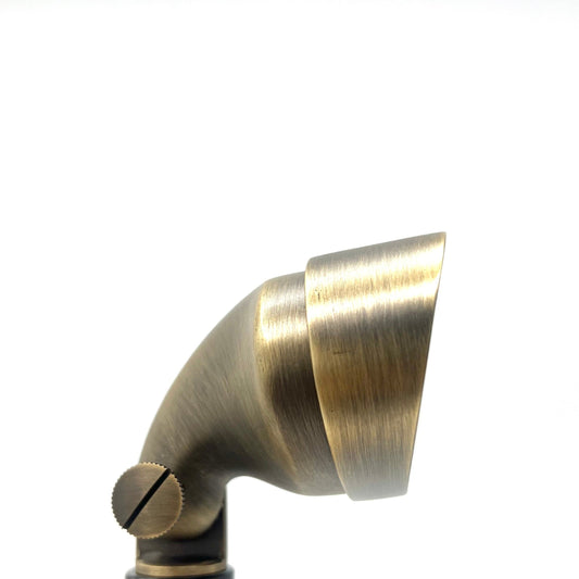 Tulay Antique Brass Oval Flood Light Low Voltage Landscape Lighting - Tampa Home & Garden Store