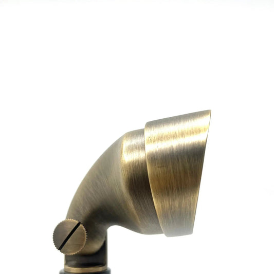 Tulay Antique Brass Oval Flood Light Low Voltage Landscape Lighting - Tampa Home & Garden Store