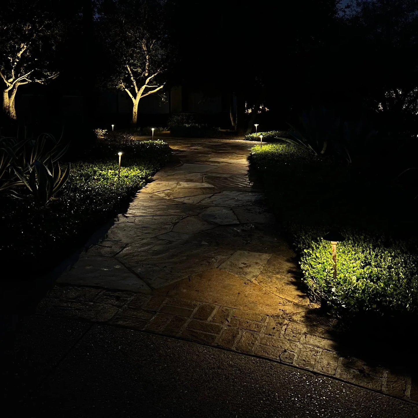 Tulay BH 18" Antique Brass Path Light Low Voltage Landscape Lighting - Tampa Home & Garden Store