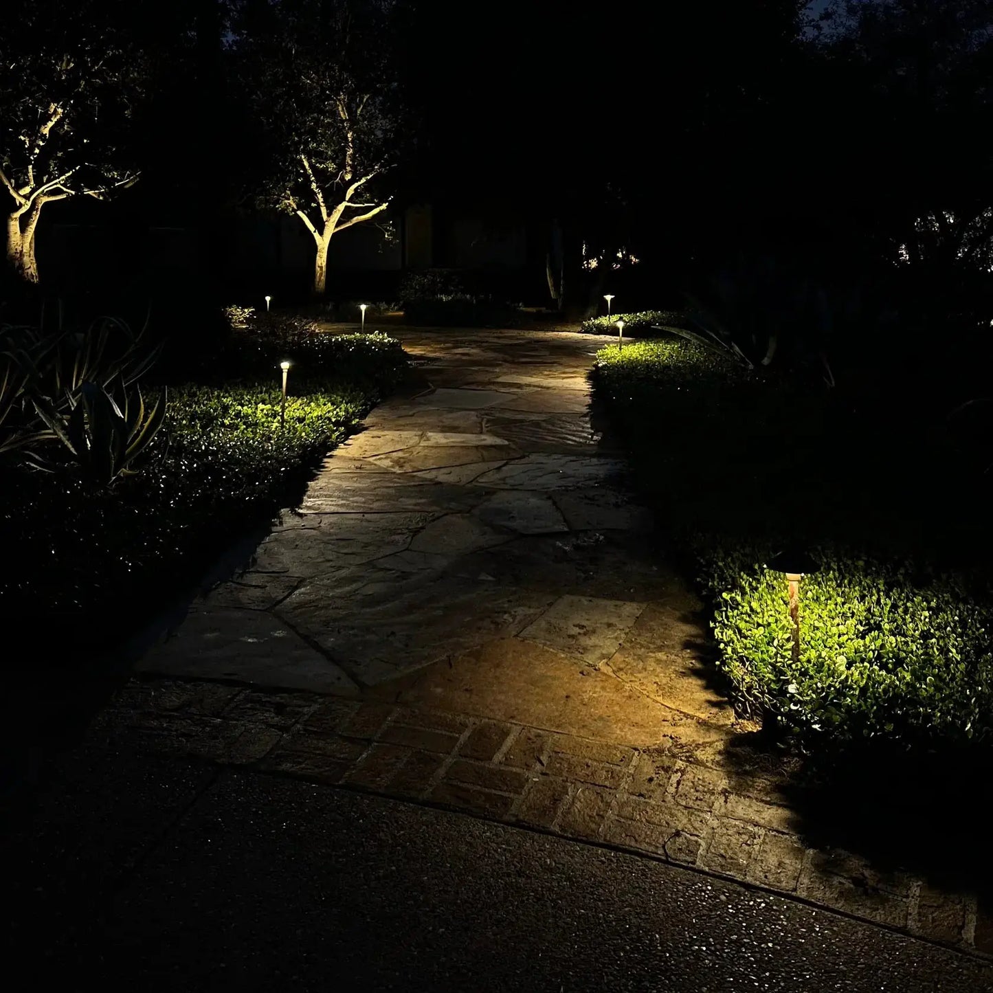 Tulay BH 18" Antique Brass Path Light Low Voltage Landscape Lighting - Tampa Home & Garden Store