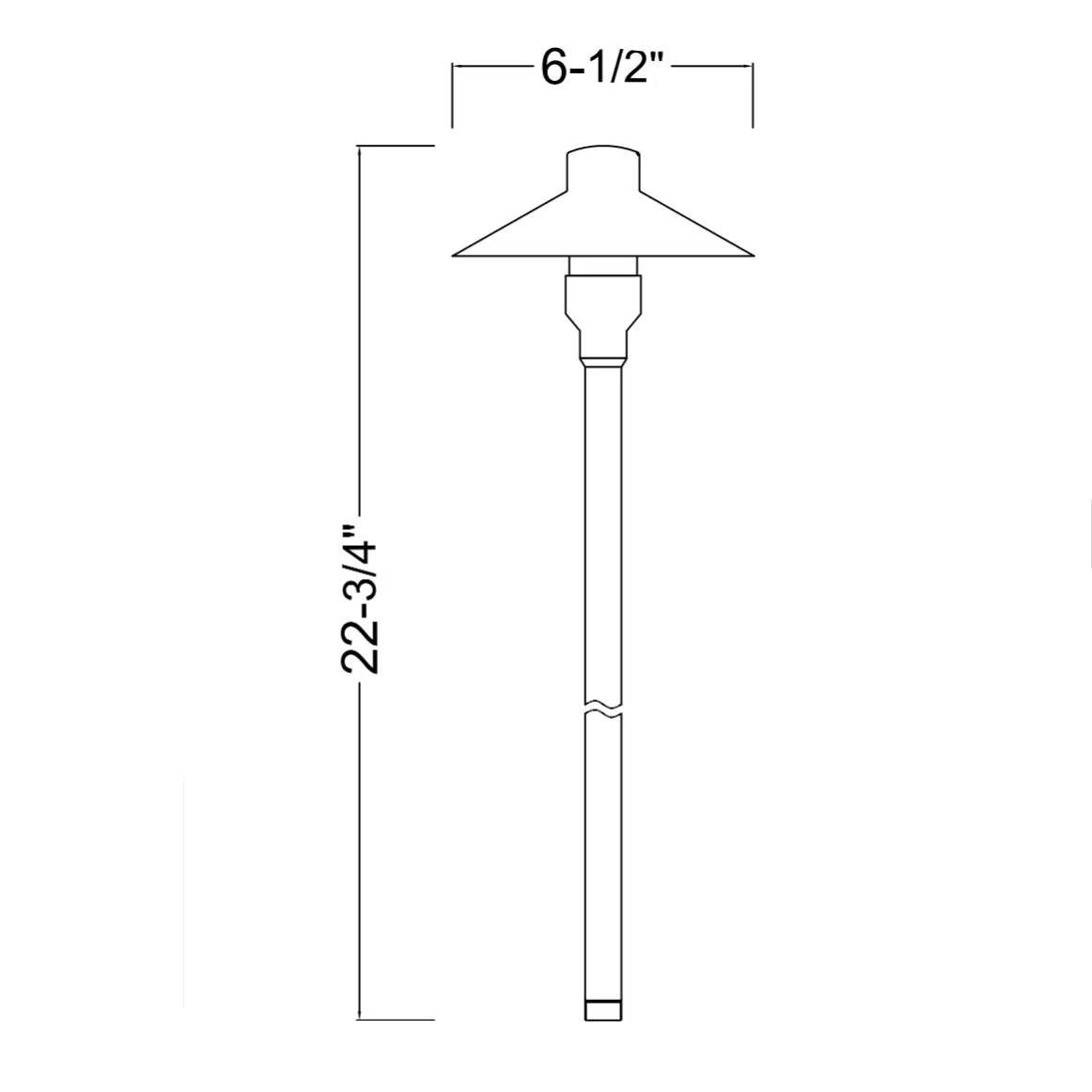 Tulay BH 18" Copper Path Light Low Voltage Landscape Lighting - Tampa Home & Garden Store