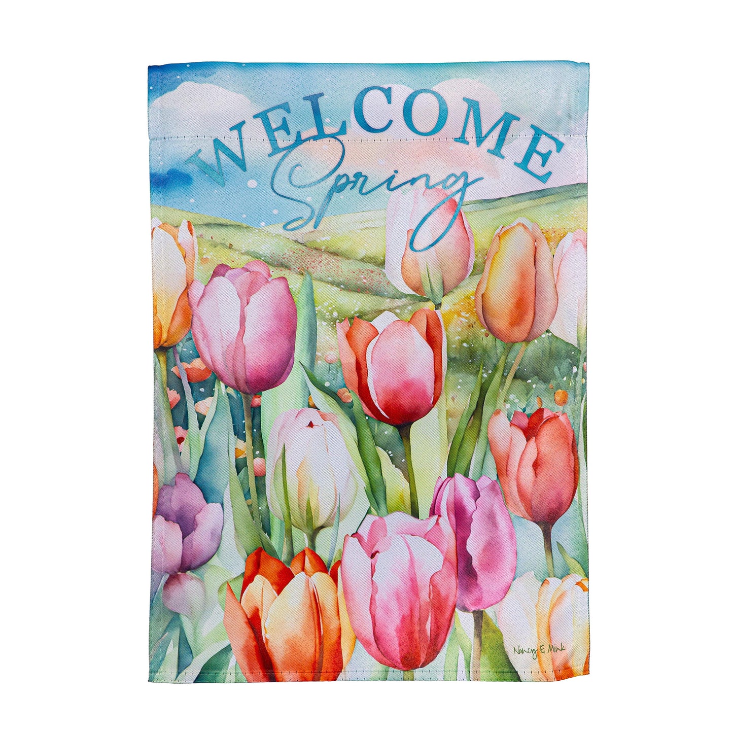 Tulip Fields Suede Garden Flag - Tampa Home & Garden Store