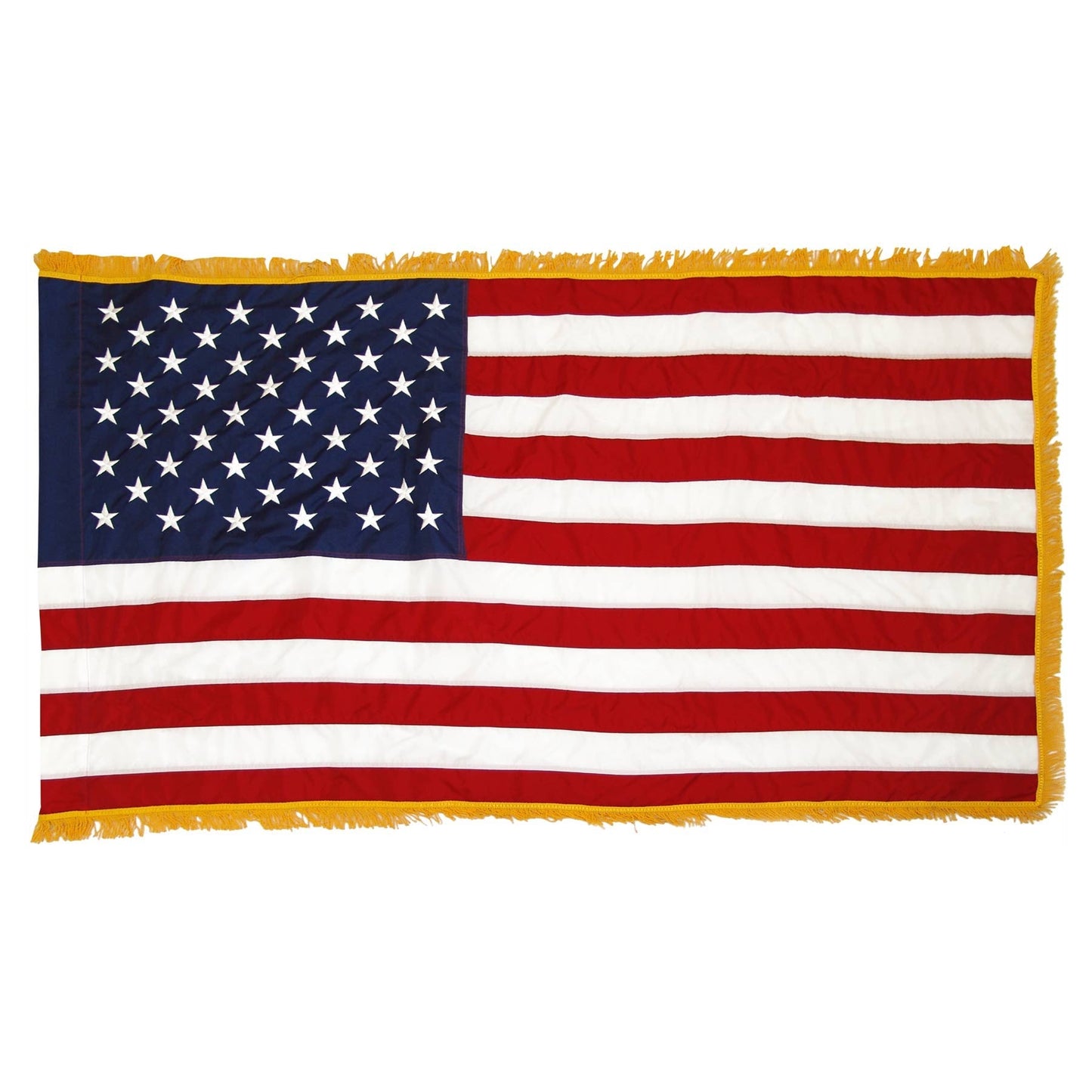 U.S. Indoor/Parade Flag with Gold Fringe - Tampa Home & Garden Store