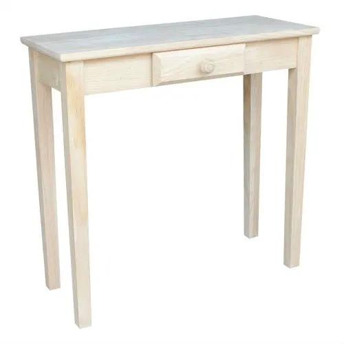 Unfinished Wood Writing Desk Laptop Tablet Sofa Table Entryway Bedroom - Tampa Home & Garden Store