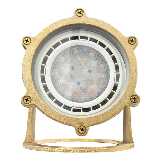 ULB02 Cast Brass PAR36 LED Low Voltage Underwater Pond Light IP68 Waterproof - Tampa Home & Garden Store