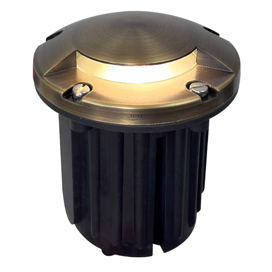 Foco empotrable LED monodireccional redondo de latón fundido de bajo voltaje UNB09