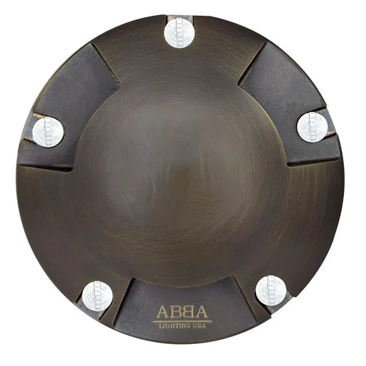 UNB11 Cast Brass Round Tri-Directional Low Voltage LED In-ground Light - Tampa Home & Garden Store