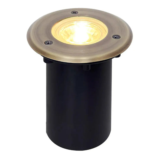 UNB12 Cast Brass Low Voltage Round LED In-ground Well Light IP65 Waterproof - Tampa Home & Garden Store