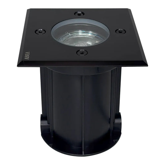 Foco empotrable de acero inoxidable cuadrado con LED de bajo voltaje UNS01 para iluminación de paisajes, resistente al agua