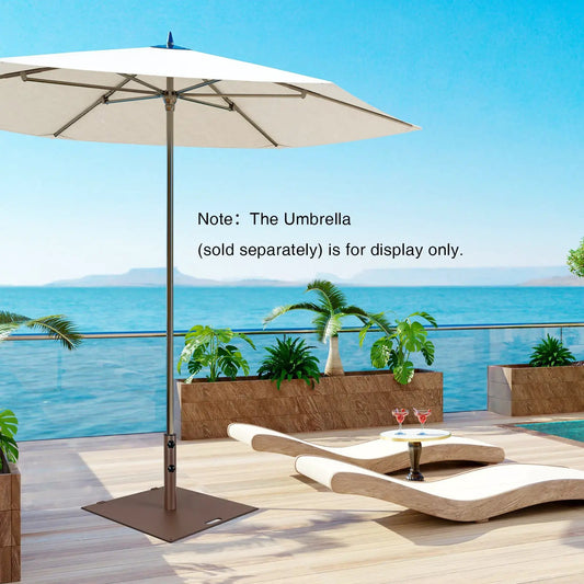 50 LBS Weighted 24 Inch Square Patio Umbrella Base - Tampa Home & Garden Store