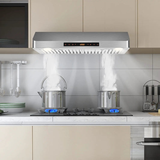 Under-cabinet range hood DirectDeals, stainless steel, 900 CFM, four fan speeds on Tampa Home & Garden Store