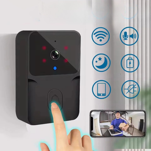 Wireless Smart Video Doorbell WiFi Security Camera Night Vision 2 Way Audio - Tampa Home & Garden Store